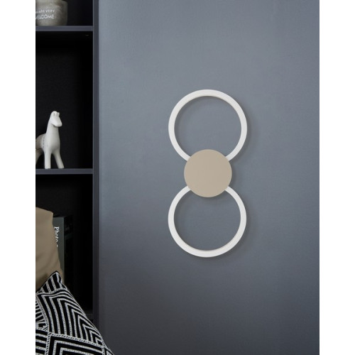 Eglo Venticello 1 homokszínű LED fali/mennyezeti lámpa (EG-902127) LED 2 izzós IP20